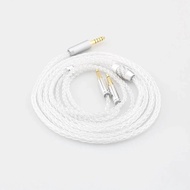 New HIFI 8 Core 99% 7n Pure Silver Earphone Cable For Hifiman Sundara Ananda HE1000se V2 HE6se he400