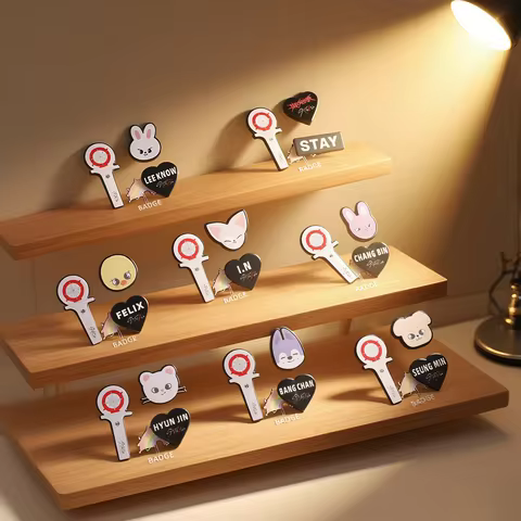 Stray kids mini brooch decoration accessories three piece set SKZOO mini animal bag clothing persona