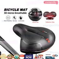 MTB Bicycle Saddle Seat Big Butt waterproof Cycle Saddle Indoor exercise Bike Gel Seat Shock Absorbe