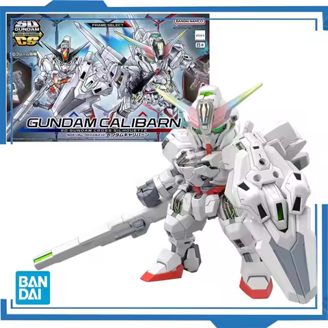 Bandai Original SD SDCS The Witch from Mercury Gundam Calibarn Anime Action Figures Toys Gift For Bo