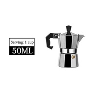 Coffee Maker Aluminum Mocha Espresso Percolator Pot Coffee Maker Moka Pot 50100150300ml Stovetop Coffee Maker