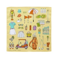 女仕 GOLF 系列 黃色 手帕 41×41cm 100% 純棉 日本製