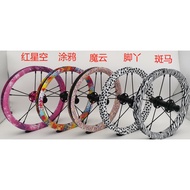 Gipsy Gypsy Balance Bike Aluminium Alloy Wheel Set G-FIVE G5 12 Inci Skuter Lumba Hab Roda Diubahsua