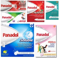 PANADOL Regular | Extra | Actifast | Extend | Soluble | Children 1 box