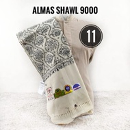 Almas Embroidered Turban Shawl 9000/ Almas Shawl Embroidered Turban/ Almas Turban White Turban