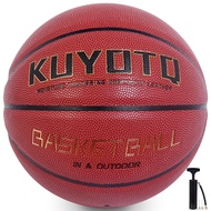 Indoor Outdoor Basketball Official Size 5/6/7 Basketball 27.5/28.5/29.5" Moisture Absorption Composi