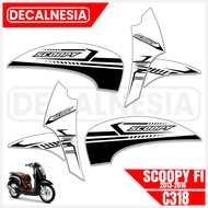 Scoopy FI Striping Stickers 2016 2015 2014 2013 Old Motorcycle Stickers PGM Variations Simple List C