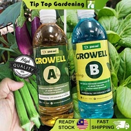 (500ml x2) Baja AB Baja Sayur Buah Cili / Growell AB Fertilizer For Vegetable Hidroponik