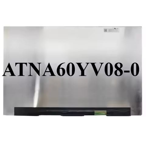 ATNA60YV08 Display 16.0 Inch Laptop Screen ATNA60YV08-0 40 Pins EDP LCD Display Replacement 100% DCI