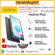 Realme Pad Tablet |10.4" IPS LCD | Mediatek MT6769V/CU Helio G80 | 7100mAh High Capacity Battery | 8