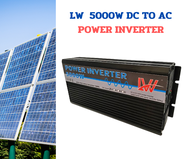 อัพเดตสินค้ามาใหม่!!! LW  Inverter 5000W 12v/24v อินเวอร์เตอร์ หม้อแปลงไฟฟ้า ตัวแปลงไฟ แปลงไฟรถยนต์ อินเวอร์เตอร์เพรียวซ้ายเวฟ พร้อมส่งในไทย pure sine wave inverter