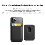 Leather Iphone Card Cover External for IPhone12/11Pro Max MagSafe Official Match Strong Suction Forc