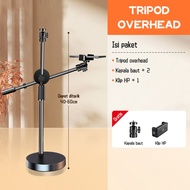 Chân quay điện thoại giá đỡ camera để bàn quay video từ trên xuống điều chỉnh 360 độ