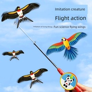 kite for kids saranggola for kids Mengmeng Children's Fun Dynamic Fishing Rod Kite Cartoon Children'