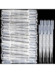 25入組3ml塑膠移液管滴管,一次性使用的精油滴管,化妝工具科學與實驗室用品