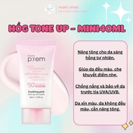 Kem Chống Nắng Vật Lý Make Prem UV SPF50+ PA++++ Nâng Tone Dịu Nhẹ Kiềm Dầu Hàn Quốc