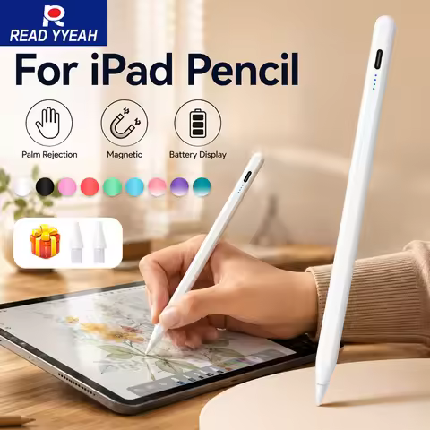 New Stylus Pen For Apple Pencil Palm Rejection For iPad 8/9/10/11th Gen A16 2025 Pro 11 12.9 13 M5 A