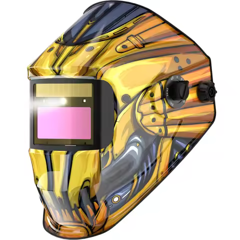 ANDELI RL-500PS Auto Darkening Welding Helmet with True Color 2 Arc Sensors Type-C Rechargeable Sola