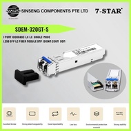 7-STAR* Single Mode 1 Port 1000Base 1.25G LX SFP Singer Fiber Mode Transceiver 20KM 3.3V Power Modul