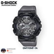 [Official Marco] GSHOCK GM-110MF-1A / GM110 Midnight Fog Men Watch with Grey Matte Metal Case