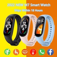M7 Smart Band Waterproof Fitness Tracker Sport Watch Men Women Pedometer Heart Rate Blood Pressure Smartband Health Wristband for Xiaomi Android iOS