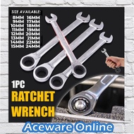 1PC Car Repair Taiwan Ratchet Wrench Kit Spanar Repair Kereta 8 9 10 11 12 13 14 15 16 17 18 19 20 2