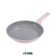 Informa Cooking Color 22 cm Hartley Frying Pan - Pink Frypan Pan Teflon Cooking Frying Pan Kitchen F