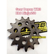 KAWASAKI Wr3 front Gear er6n er6f ninja 650 front Gear variation ER 6 N