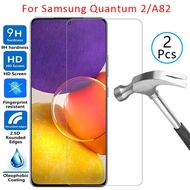 Case for Samsung a82 quantum 2 cover screen protector tempered glass we galaxy has 82 82a quantum pr