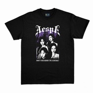 2023 Bearstix Tshirt Aespa My World Baju Karina Winter Giselle NingNing Baju Distro Casual Tees
