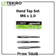 Hand Tap M6x1.0 Tekiro Mata Tap Pembuat Drat M6 x 1.0