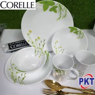 CORELLE EUROPEAN HERBS 20PC  DINNER SET WITH MUG EH   //  SET MAKAN CORELLE 20PC DENGAN MUG