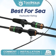 Original Ultralight Fishing Rod 1.5-1.8m 1-6LB Solid Tip Spinning/BC Casting Rod Special Prawn Fishi