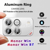 Honor Win RT 5G 2025 Max HD Glitter Diamond Metal Ring Camera Glass Lens Protector For Honor Win 5G 