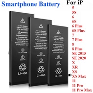 Battery Replacement For i P hone 5/5S/6/6S/6 Plus/6S Plus/7 /7 Plus/8/8 Plus/SE 2015/ SE 2020/X/XR/X