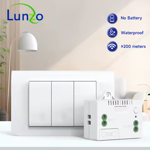 Kinetic Magic: Self-Generating Switch – Snap It Anywhere, Install in 3 Mins,Control Lights Without a
