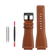 Substitute Bell Ross/Bell Ross Mens Crazy Horse Leather Genuine Cowhide Watch Strap 24mm Protruding 