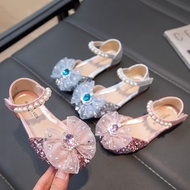 Girls Shoes 0 Catwalk Performance Shoes Soft Sole Princess Shoes Girls Silver Dance Shoes Single Sho