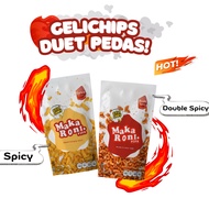 Double Spicy Geli Chips Snack Trendy SpicyCemilan