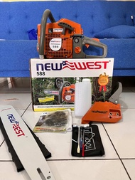 CHAINSAW NEWWEST 588 BAR 22” originalgergaji kayu newwest