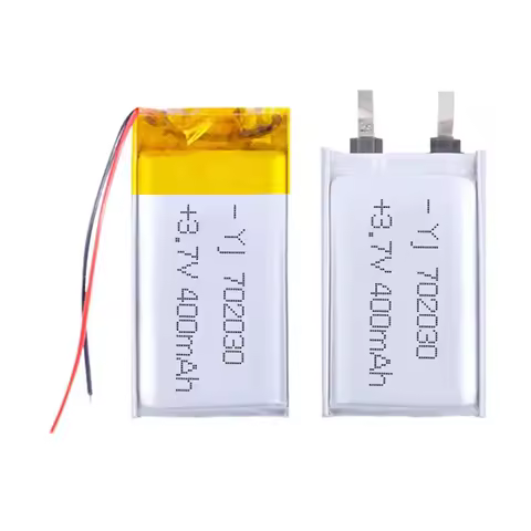 3.7V 400mAh Polymer Lithium LiPo Rechargeable Battery 702030 For Bluetooth headset, beauty instrumen