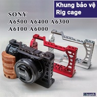 Sony A6500 A6400 A6300 A6100 A6000 rig cage frame protects camera with video recording accessories l