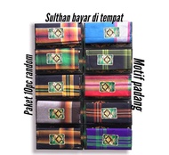 Wadimor Sarung Tenun motif PADANG PARIAMAN Warna Warni - Paket 1Kodi/20pcs