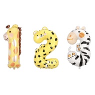 Jumbo Number Balloon 1 Meter Animal