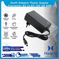 UseIt Adapter Power Supply Converter AC to DC 12V 3A 36W LED Strip Monitor Router CCTV Wide Compatii