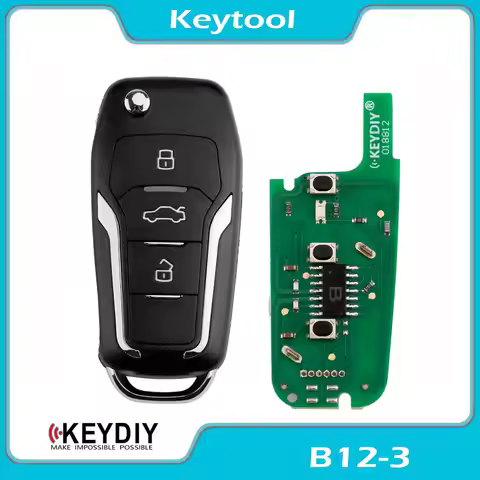 KEYDIY KD B12-3 Universal Flip Car Remote Key 3 Buttons for Ford Type Remote Car Key for KD900 Kd-x2