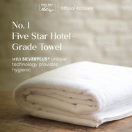 ORIGINAL! BATH WELL - Towel 70 x 140 cm - 650 g/m2 - WHITE | Handuk Hotel Bintang 5 with SILVERPLUS 
