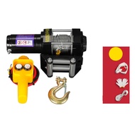 3500lbs/4000lbs/4500lbs Car Mounted Small Crane Electric Hoist 12V/24V Off-road Vehicle Traction Sel
