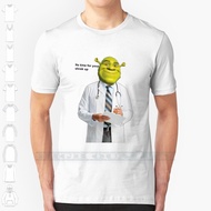 Shrek Check Up Meme Custom Design Print For Men Women Cotton New Cool Tee T Shirt Big Size 6xl Shrek Memes Dank XS-6XL