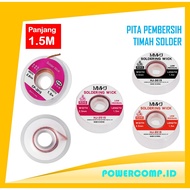 Solder Wick Tin Cleaning Tape 2.0mm 2.5mm 3.0mm 3.5mm 1.5M Welding Wires Desoldering Braid Solder Re